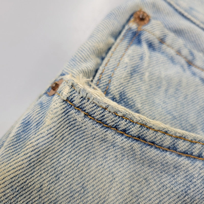 【中古品】【メンズ】 Levi's リーバイス 501 DENIM PANTS 501-0134 デニムパンツ 刻印544 USA製 ジーンズ 157-260707-as-02-izu サイズ：36×30 カラー：ライトインディゴ 万代Net店