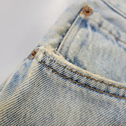 【中古品】【メンズ】 Levi's リーバイス 501 DENIM PANTS 501-0134 デニムパンツ 刻印544 USA製 ジーンズ 157-260707-as-02-izu サイズ：36×30 カラー：ライトインディゴ 万代Net店