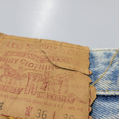 【中古品】【メンズ】 Levi's リーバイス 501 DENIM PANTS 501-0134 デニムパンツ 刻印544 USA製 ジーンズ 157-260707-as-02-izu サイズ：36×30 カラー：ライトインディゴ 万代Net店