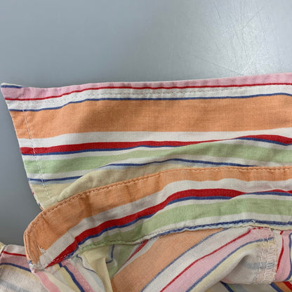 【中古品】【メンズ】 LAUREN RALPH LAUREN ローレン ラルフ ローレン MULTI STRIPE S/S SHIRT マルチ ストライプ ショートスリーブ シャツ 半袖 146-260729-as-12-izu サイズ：M カラー：マルチカラー 万代Net店
