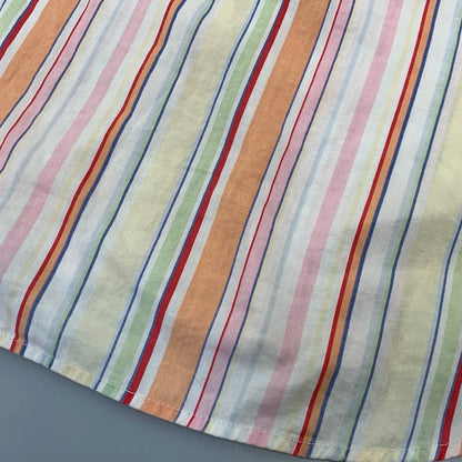【中古品】【メンズ】 LAUREN RALPH LAUREN ローレン ラルフ ローレン MULTI STRIPE S/S SHIRT マルチ ストライプ ショートスリーブ シャツ 半袖 146-260729-as-12-izu サイズ：M カラー：マルチカラー 万代Net店