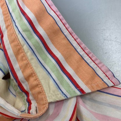 【中古品】【メンズ】 LAUREN RALPH LAUREN ローレン ラルフ ローレン MULTI STRIPE S/S SHIRT マルチ ストライプ ショートスリーブ シャツ 半袖 146-260729-as-12-izu サイズ：M カラー：マルチカラー 万代Net店