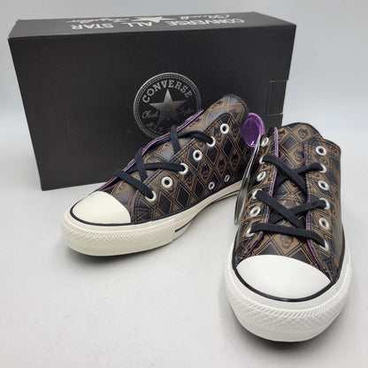 【中古品】【メンズ】 CONVERSE コンバース× ジョジョの奇妙な冒険 1CK800 ダイヤモンドは砕けない ALL STAR 100 OX JO オールスター 吉良吉影 スニーカー シューズ 靴 162-260702-cs-17-izu サイズ：26.5cm カラー：ブラウン 万代Net店