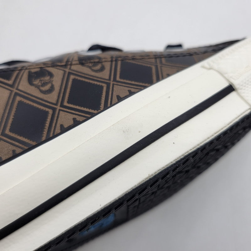 【中古品】【メンズ】 CONVERSE コンバース× ジョジョの奇妙な冒険 1CK800 ダイヤモンドは砕けない ALL STAR 100 OX JO オールスター 吉良吉影 スニーカー シューズ 靴 162-260702-cs-17-izu サイズ：26.5cm カラー：ブラウン 万代Net店