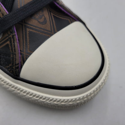 【中古品】【メンズ】 CONVERSE コンバース× ジョジョの奇妙な冒険 1CK800 ダイヤモンドは砕けない ALL STAR 100 OX JO オールスター 吉良吉影 スニーカー シューズ 靴 162-260702-cs-17-izu サイズ：26.5cm カラー：ブラウン 万代Net店