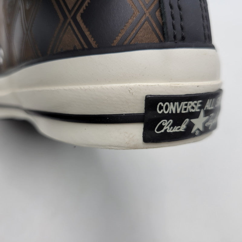 【中古品】【メンズ】 CONVERSE コンバース× ジョジョの奇妙な冒険 1CK800 ダイヤモンドは砕けない ALL STAR 100 OX JO オールスター 吉良吉影 スニーカー シューズ 靴 162-260702-cs-17-izu サイズ：26.5cm カラー：ブラウン 万代Net店