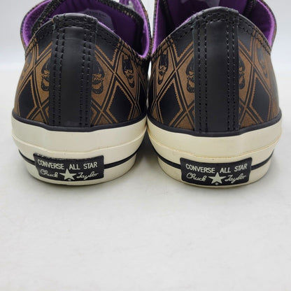【中古品】【メンズ】 CONVERSE コンバース× ジョジョの奇妙な冒険 1CK800 ダイヤモンドは砕けない ALL STAR 100 OX JO オールスター 吉良吉影 スニーカー シューズ 靴 162-260702-cs-17-izu サイズ：26.5cm カラー：ブラウン 万代Net店
