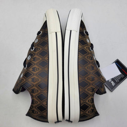 【中古品】【メンズ】 CONVERSE コンバース× ジョジョの奇妙な冒険 1CK800 ダイヤモンドは砕けない ALL STAR 100 OX JO オールスター 吉良吉影 スニーカー シューズ 靴 162-260702-cs-17-izu サイズ：26.5cm カラー：ブラウン 万代Net店