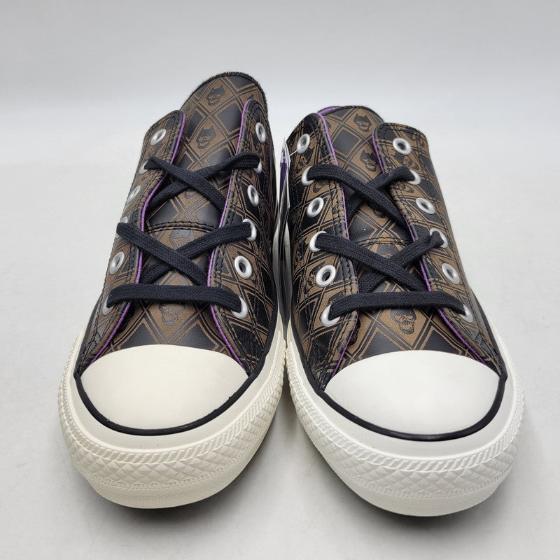 【中古品】【メンズ】 CONVERSE コンバース× ジョジョの奇妙な冒険 1CK800 ダイヤモンドは砕けない ALL STAR 100 OX JO オールスター 吉良吉影 スニーカー シューズ 靴 162-260702-cs-17-izu サイズ：26.5cm カラー：ブラウン 万代Net店