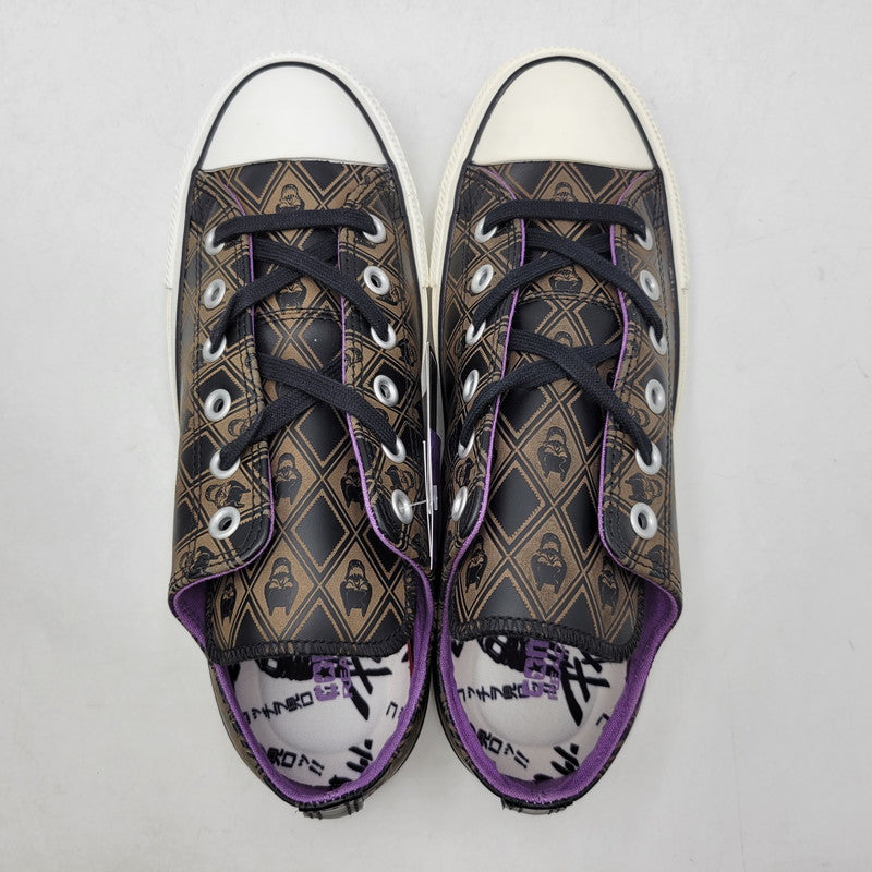 【中古品】【メンズ】 CONVERSE コンバース× ジョジョの奇妙な冒険 1CK800 ダイヤモンドは砕けない ALL STAR 100 OX JO オールスター 吉良吉影 スニーカー シューズ 靴 162-260702-cs-17-izu サイズ：26.5cm カラー：ブラウン 万代Net店