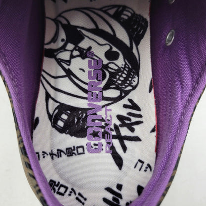 【中古品】【メンズ】 CONVERSE コンバース× ジョジョの奇妙な冒険 1CK800 ダイヤモンドは砕けない ALL STAR 100 OX JO オールスター 吉良吉影 スニーカー シューズ 靴 162-260702-cs-17-izu サイズ：26.5cm カラー：ブラウン 万代Net店