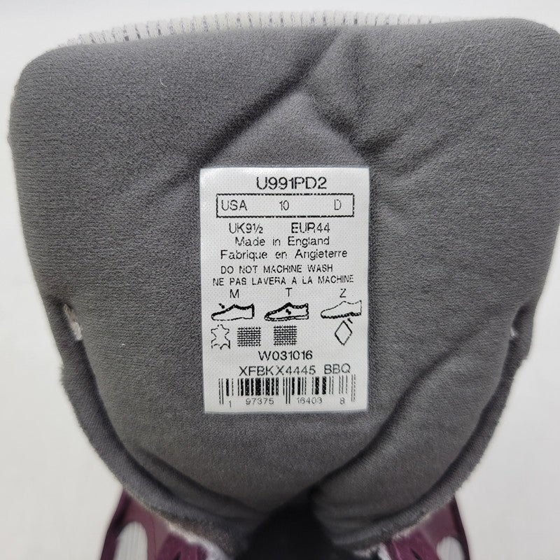 【中古品】【メンズ】 NEW BALANCE × PATTA ニューバランス×パタ U991PD2 991V2 スニーカー シューズ 靴 162-260702-cs-16-izu サイズ：28cm カラー：パープル×グレー 万代Net店