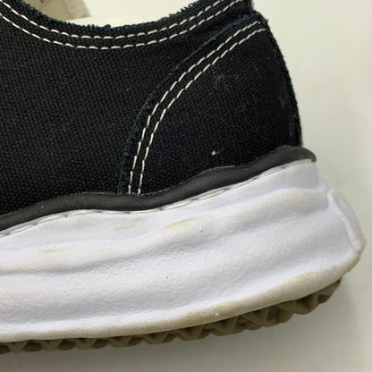 【中古品】【メンズ/レディース】 MAISON MIHARA YASUHIRO メゾンミハラヤスヒロ A01FW702 PETERSON ORIGINAL SOLE CANVAS LOWCUT SNEAKER ピーターソン オリジナル ソール キャンバス ローカット スニーカー シューズ 靴 162-260703-ya-05-izu サイズ：41 カラー：ブラック 万代Net店