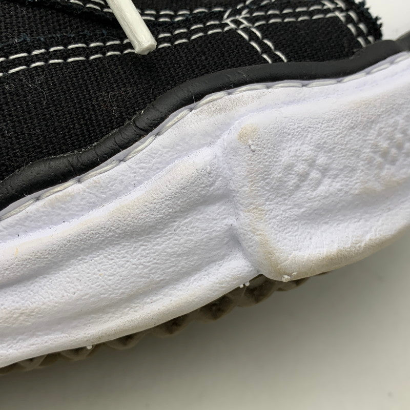 【中古品】【メンズ/レディース】 MAISON MIHARA YASUHIRO メゾンミハラヤスヒロ A01FW702 PETERSON ORIGINAL SOLE CANVAS LOWCUT SNEAKER ピーターソン オリジナル ソール キャンバス ローカット スニーカー シューズ 靴 162-260703-ya-05-izu サイズ：41 カラー：ブラック 万代Net店