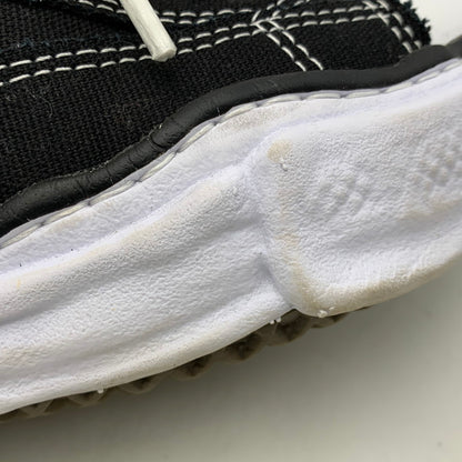 【中古品】【メンズ/レディース】 MAISON MIHARA YASUHIRO メゾンミハラヤスヒロ A01FW702 PETERSON ORIGINAL SOLE CANVAS LOWCUT SNEAKER ピーターソン オリジナル ソール キャンバス ローカット スニーカー シューズ 靴 162-260703-ya-05-izu サイズ：41 カラー：ブラック 万代Net店
