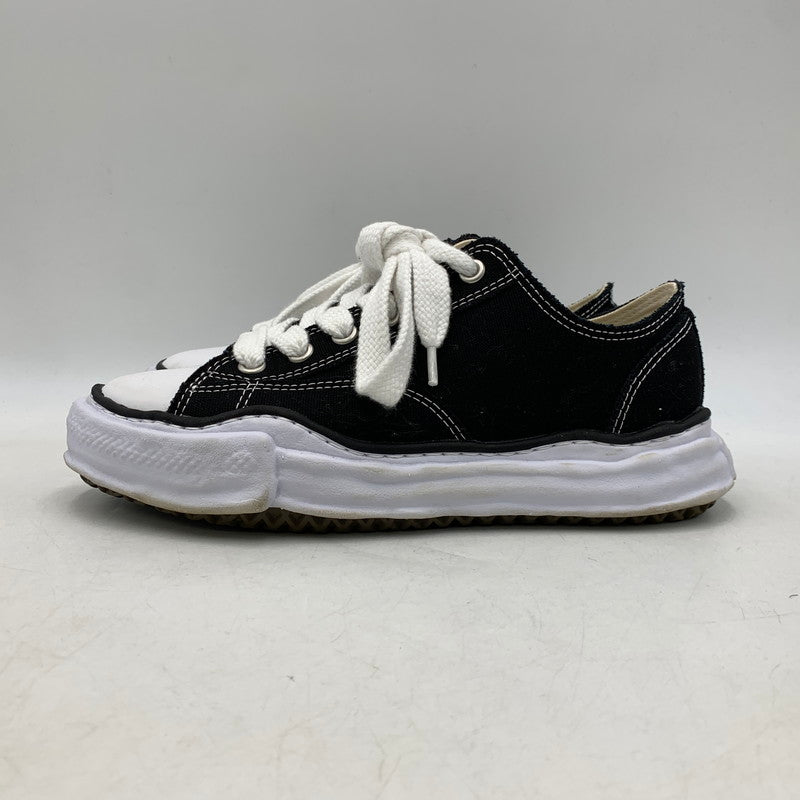 【中古品】【メンズ/レディース】 MAISON MIHARA YASUHIRO メゾンミハラヤスヒロ A01FW702 PETERSON ORIGINAL SOLE CANVAS LOWCUT SNEAKER ピーターソン オリジナル ソール キャンバス ローカット スニーカー シューズ 靴 162-260703-ya-05-izu サイズ：41 カラー：ブラック 万代Net店