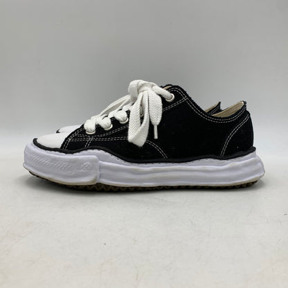 【中古品】【メンズ/レディース】 MAISON MIHARA YASUHIRO メゾンミハラヤスヒロ A01FW702 PETERSON ORIGINAL SOLE CANVAS LOWCUT SNEAKER ピーターソン オリジナル ソール キャンバス ローカット スニーカー シューズ 靴 162-260703-ya-05-izu サイズ：41 カラー：ブラック 万代Net店