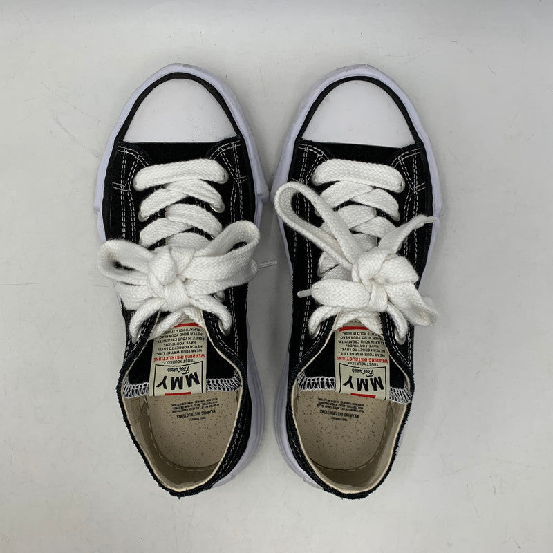 【中古品】【メンズ/レディース】 MAISON MIHARA YASUHIRO メゾンミハラヤスヒロ A01FW702 PETERSON ORIGINAL SOLE CANVAS LOWCUT SNEAKER ピーターソン オリジナル ソール キャンバス ローカット スニーカー シューズ 靴 162-260703-ya-05-izu サイズ：41 カラー：ブラック 万代Net店