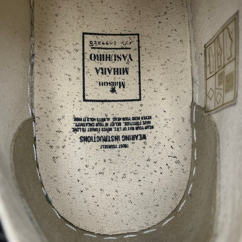 【中古品】【メンズ/レディース】 MAISON MIHARA YASUHIRO メゾンミハラヤスヒロ A01FW702 PETERSON ORIGINAL SOLE CANVAS LOWCUT SNEAKER ピーターソン オリジナル ソール キャンバス ローカット スニーカー シューズ 靴 162-260703-ya-05-izu サイズ：41 カラー：ブラック 万代Net店