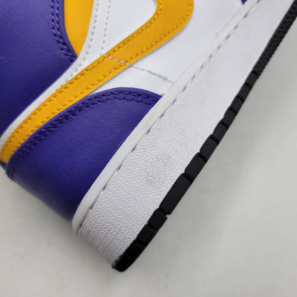 【中古品】【レディース】 NIKE ナイキ AIR JORDAN 1 MID (GS) DR8423-517 エア ジョーダン 1 MID GS スニーカー シューズ 靴 166-260708-as-12-izu サイズ：23.5cm カラー：DARK CONCORD/TAXI-WHITE-BLACK 万代Net店