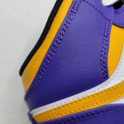 【中古品】【レディース】 NIKE ナイキ AIR JORDAN 1 MID (GS) DR8423-517 エア ジョーダン 1 MID GS スニーカー シューズ 靴 166-260708-as-12-izu サイズ：23.5cm カラー：DARK CONCORD/TAXI-WHITE-BLACK 万代Net店