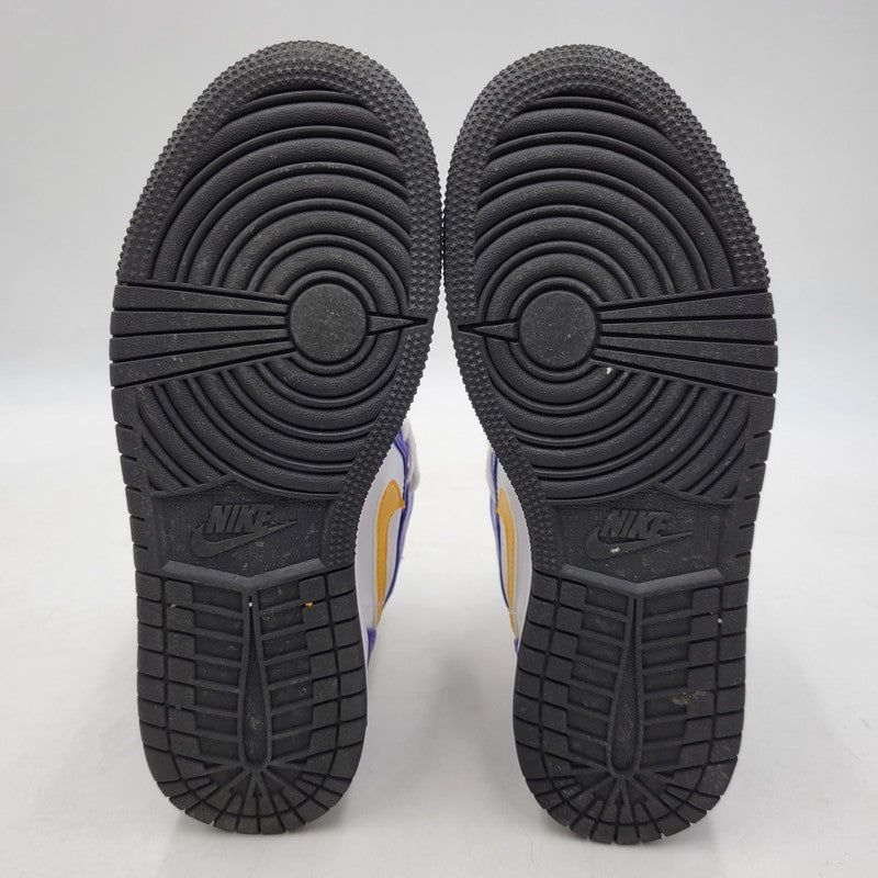 【中古品】【レディース】 NIKE ナイキ AIR JORDAN 1 MID (GS) DR8423-517 エア ジョーダン 1 MID GS スニーカー シューズ 靴 166-260708-as-12-izu サイズ：23.5cm カラー：DARK CONCORD/TAXI-WHITE-BLACK 万代Net店