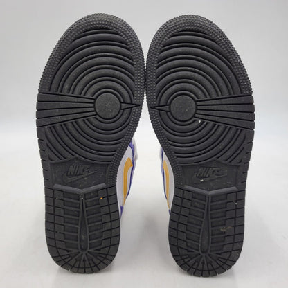 【中古品】【レディース】 NIKE ナイキ AIR JORDAN 1 MID (GS) DR8423-517 エア ジョーダン 1 MID GS スニーカー シューズ 靴 166-260708-as-12-izu サイズ：23.5cm カラー：DARK CONCORD/TAXI-WHITE-BLACK 万代Net店