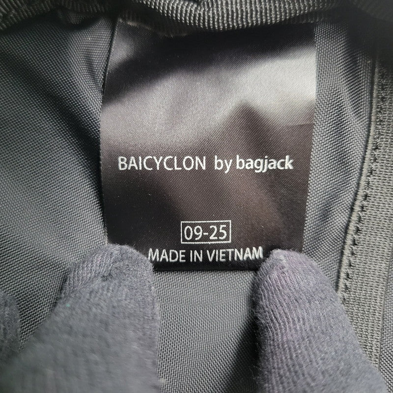 【中古美品】【メンズ/レディース】 BAICYCLON BY BAGJACK バイシクロン バイ バッグジャック 2WAY BAG BCL-133 バッグ カバン 鞄 188-260708-as-09-izu サイズ：H17×W27×D11cm カラー：ブラック 万代Net店