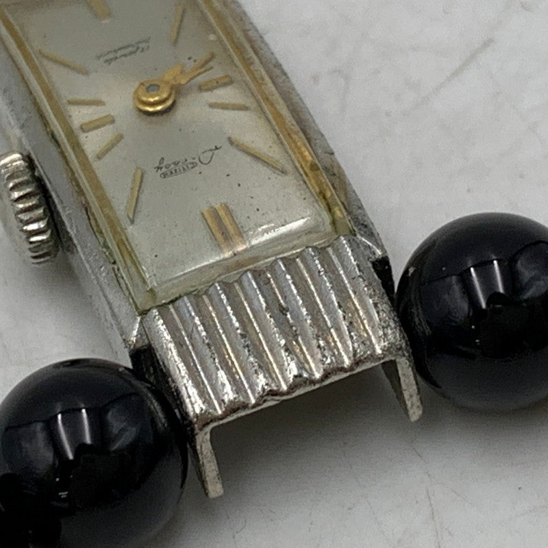 【中古品】【メンズ/レディース】 HIDAKA ヒダカ HDK-BR13 ORBIT WATCH BRACELET - ONYX オービット ウォッチ ブレスレット オニキス アクセサリー 192-260704-kh-02-izu サイズ：OS カラー：シルバー×ブラック 万代Net店