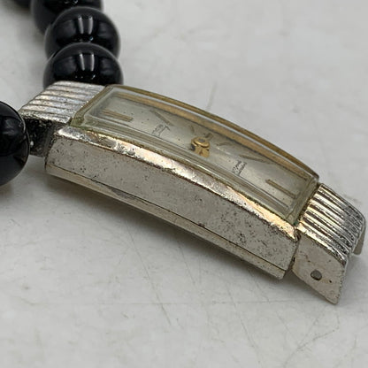 【中古品】【メンズ/レディース】 HIDAKA ヒダカ HDK-BR13 ORBIT WATCH BRACELET - ONYX オービット ウォッチ ブレスレット オニキス アクセサリー 192-260704-kh-02-izu サイズ：OS カラー：シルバー×ブラック 万代Net店