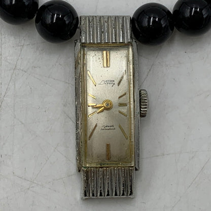 【中古品】【メンズ/レディース】 HIDAKA ヒダカ HDK-BR13 ORBIT WATCH BRACELET - ONYX オービット ウォッチ ブレスレット オニキス アクセサリー 192-260704-kh-02-izu サイズ：OS カラー：シルバー×ブラック 万代Net店