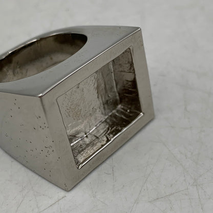 【中古品】【メンズ/レディース】 THE OBJECT ザ オブジェクト TO-ROM-25024 HUGE PEDESTAL RING ヒュージ ぺデスタル リング アクセサリー 192-260704-kh-06-izu サイズ：M カラー：シルバー 万代Net店