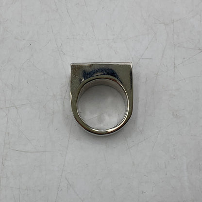 【中古品】【メンズ/レディース】 THE OBJECT ザ オブジェクト TO-ROM-25024 HUGE PEDESTAL RING ヒュージ ぺデスタル リング アクセサリー 192-260704-kh-06-izu サイズ：M カラー：シルバー 万代Net店