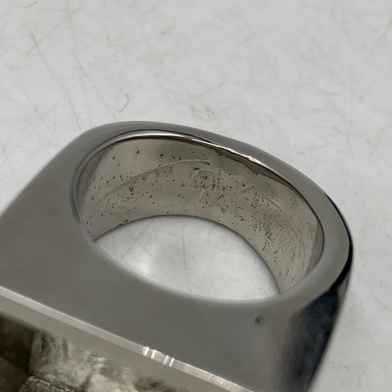 【中古品】【メンズ/レディース】 THE OBJECT ザ オブジェクト TO-ROM-25024 HUGE PEDESTAL RING ヒュージ ぺデスタル リング アクセサリー 192-260704-kh-06-izu サイズ：M カラー：シルバー 万代Net店