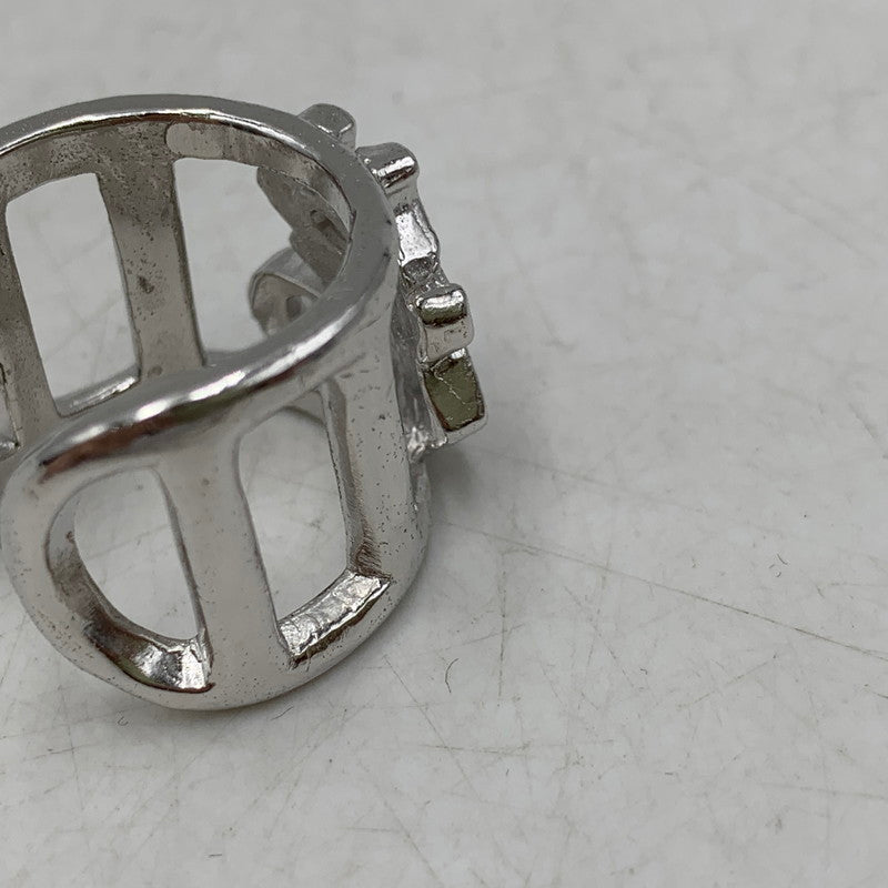 【中古品】【メンズ/レディース】 THE OBJECT ザ オブジェクト NEON SIGN TOHUKU RING ネオン サイン リング アクセサリー 192-260704-kh-05-izu サイズ：M カラー：シルバー 万代Net店
