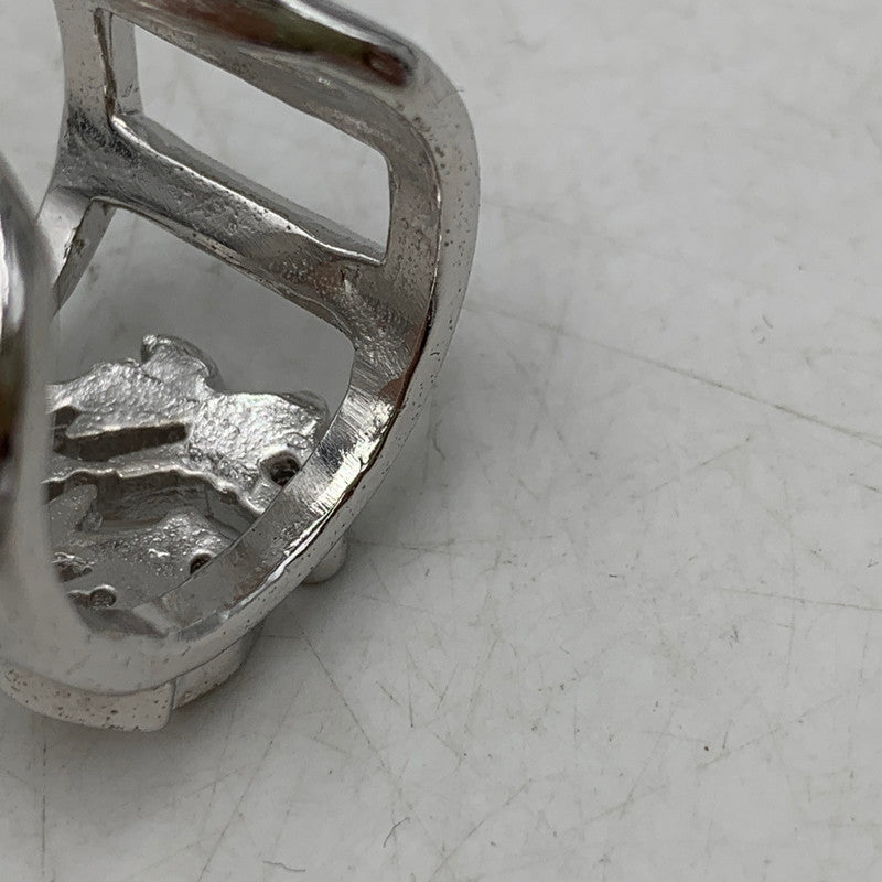 【中古品】【メンズ/レディース】 THE OBJECT ザ オブジェクト NEON SIGN TOHUKU RING ネオン サイン リング アクセサリー 192-260704-kh-05-izu サイズ：M カラー：シルバー 万代Net店