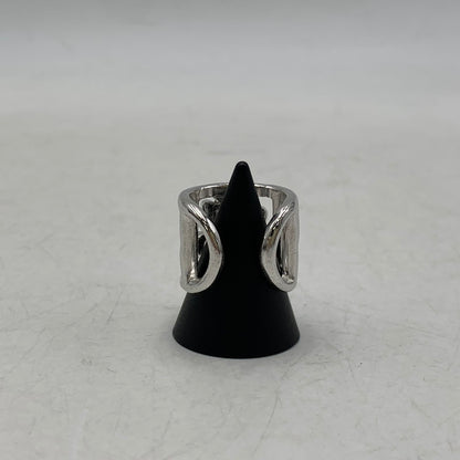 【中古品】【メンズ/レディース】 THE OBJECT ザ オブジェクト NEON SIGN TOHUKU RING ネオン サイン リング アクセサリー 192-260704-kh-05-izu サイズ：M カラー：シルバー 万代Net店