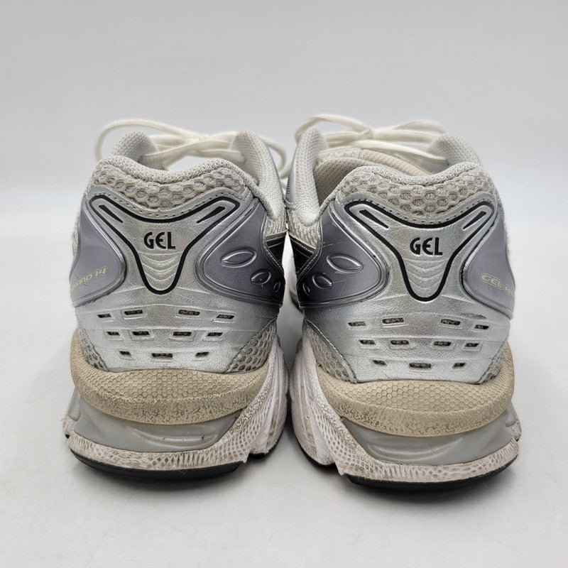 【中古品】【メンズ】 asics アシックス GEL-KAYANO 14 F580625 ゲルカヤノ 14 スニーカー シューズ 靴 162-260708-as-14-izu サイズ：28cm カラー：シルバー系 万代Net店