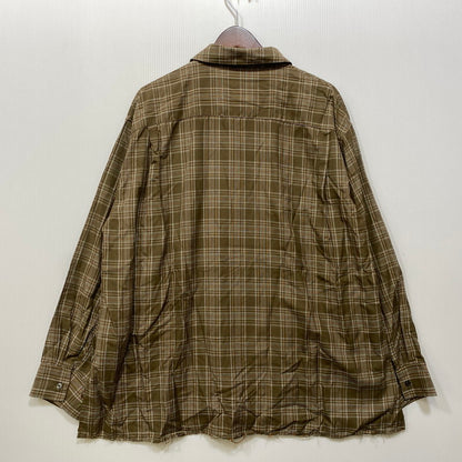 【中古品】【メンズ】 ANCELLM アンセルム ANC-SH80 AGING RAYON CHECK SHIRT エイジング レーヨン チェック シャツ トップス 140-260703-kh-09-izu サイズ：1 カラー：オリーブ系 万代Net店