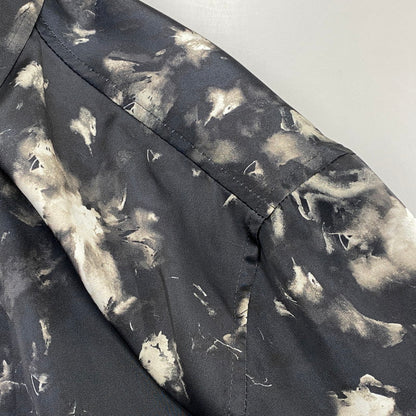 【中古品】【メンズ】 JUHA ユハ 10230704-1 FLORAL SS SHIRT フローラル ショートスリーブ シャツ トップス 140-260703-kh-07-izu サイズ：3 カラー：ブラック×ホワイト系 万代Net店