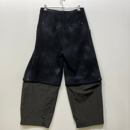【中古品】【メンズ】 PASTOR NOVA パストルノヴァ B1006-SC RAW EDGE DETACHABLE PANTS IV ロウ エッジ デタッチャブル パンツ ボトムス 151-260703-kh-05-izu サイズ：2 カラー：ブラック×グレー系 万代Net店