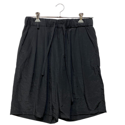 【中古品】【メンズ】 BLANC YM ブランワイエム BL-26SS-SSCHP SALT SHRINK CUPRO HARF PANTS キュプラ ハーフ パンツ ボトムス 151-260703-kh-04-izu サイズ：S カラー：ブラック 万代Net店