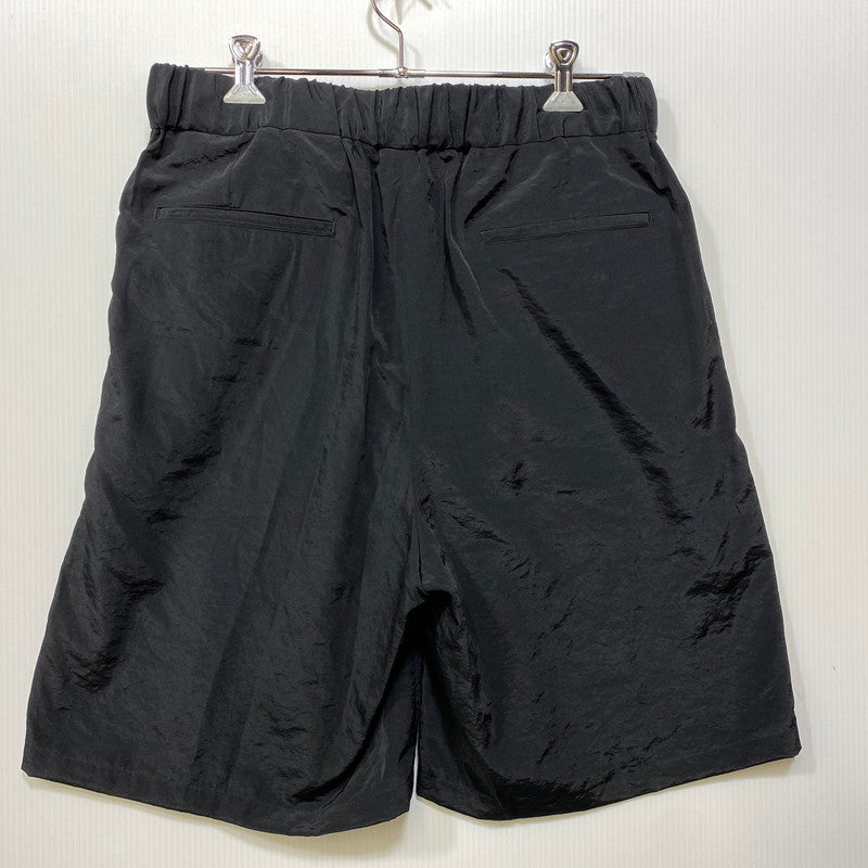 【中古品】【メンズ】 BLANC YM ブランワイエム BL-26SS-SSCHP SALT SHRINK CUPRO HARF PANTS キュプラ ハーフ パンツ ボトムス 151-260703-kh-04-izu サイズ：S カラー：ブラック 万代Net店