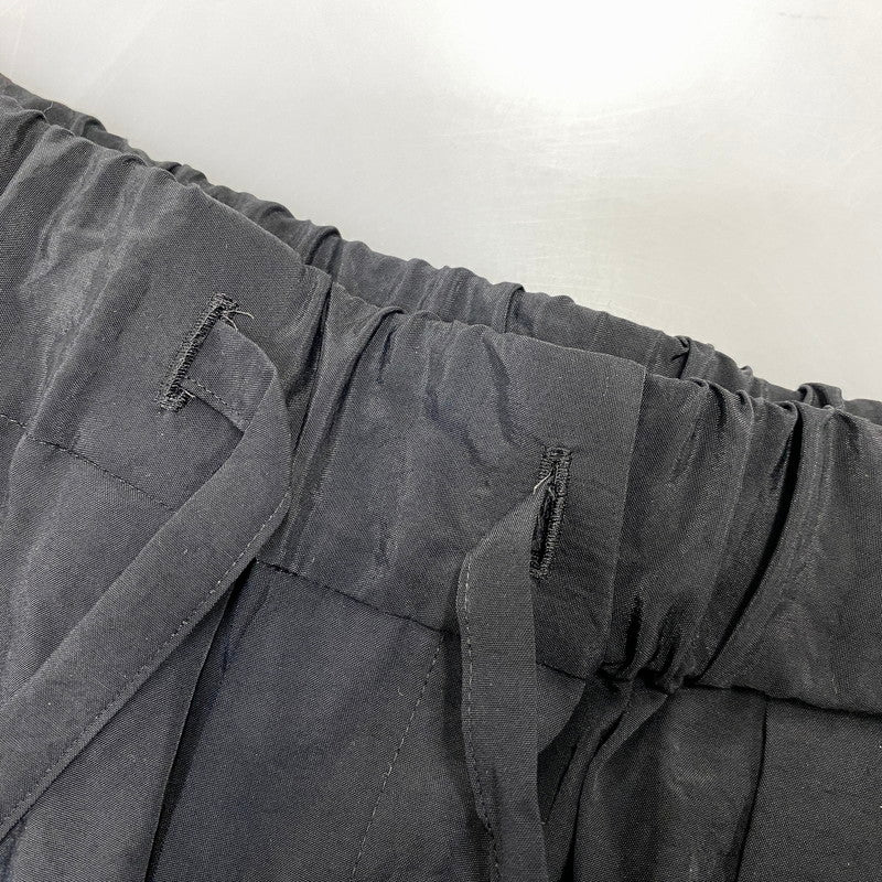 【中古品】【メンズ】 BLANC YM ブランワイエム BL-26SS-SSCHP SALT SHRINK CUPRO HARF PANTS キュプラ ハーフ パンツ ボトムス 151-260703-kh-04-izu サイズ：S カラー：ブラック 万代Net店
