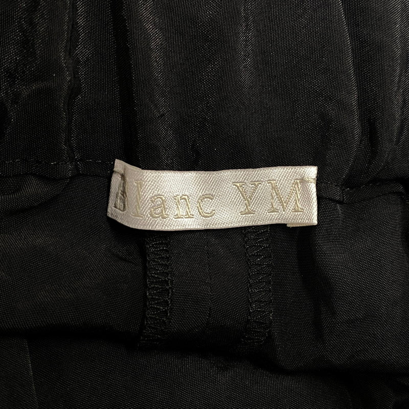 【中古品】【メンズ】 BLANC YM ブランワイエム BL-26SS-SSCHP SALT SHRINK CUPRO HARF PANTS キュプラ ハーフ パンツ ボトムス 151-260703-kh-04-izu サイズ：S カラー：ブラック 万代Net店