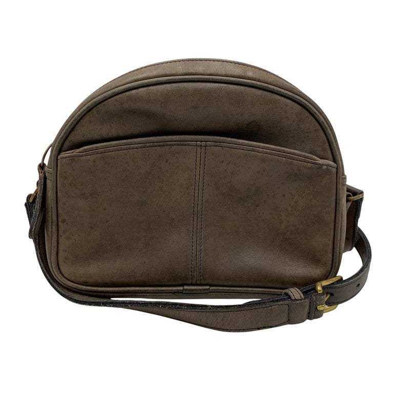 【中古品】【メンズ/レディース】 OLD COACH オールド コーチ 0721 905 LEATHER SHOULDER BAG レザー ショルダー バッグ 鞄 カバン 180-260703-ya-06-izu カラー：ブラウン 万代Net店
