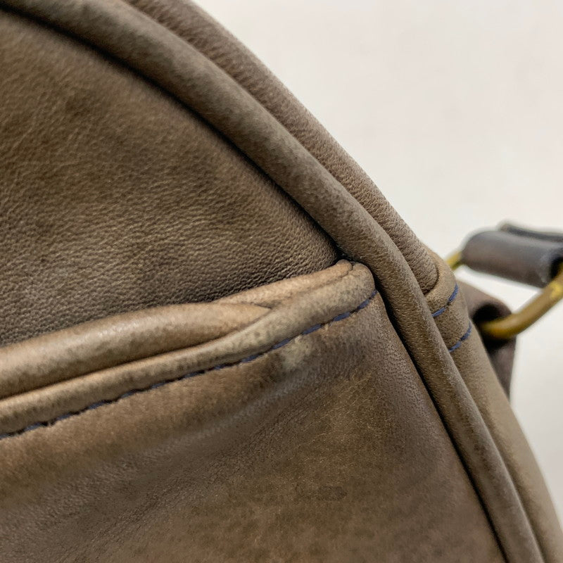 【中古品】【メンズ/レディース】 OLD COACH オールド コーチ 0721 905 LEATHER SHOULDER BAG レザー ショルダー バッグ 鞄 カバン 180-260703-ya-06-izu カラー：ブラウン 万代Net店