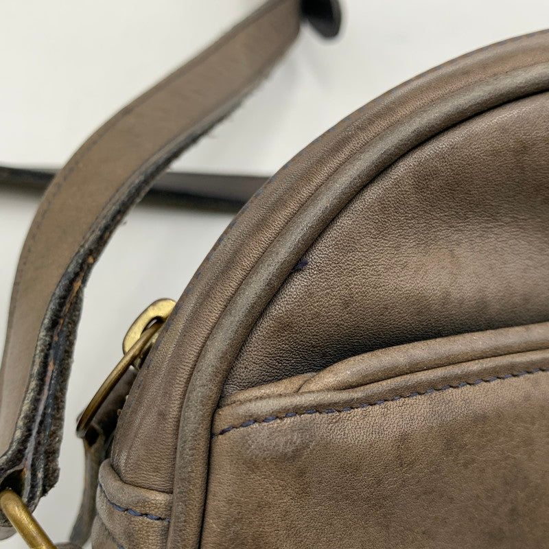 【中古品】【メンズ/レディース】 OLD COACH オールド コーチ 0721 905 LEATHER SHOULDER BAG レザー ショルダー バッグ 鞄 カバン 180-260703-ya-06-izu カラー：ブラウン 万代Net店