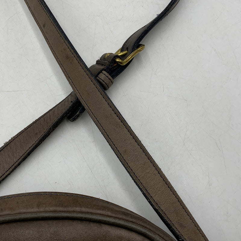 【中古品】【メンズ/レディース】 OLD COACH オールド コーチ 0721 905 LEATHER SHOULDER BAG レザー ショルダー バッグ 鞄 カバン 180-260703-ya-06-izu カラー：ブラウン 万代Net店