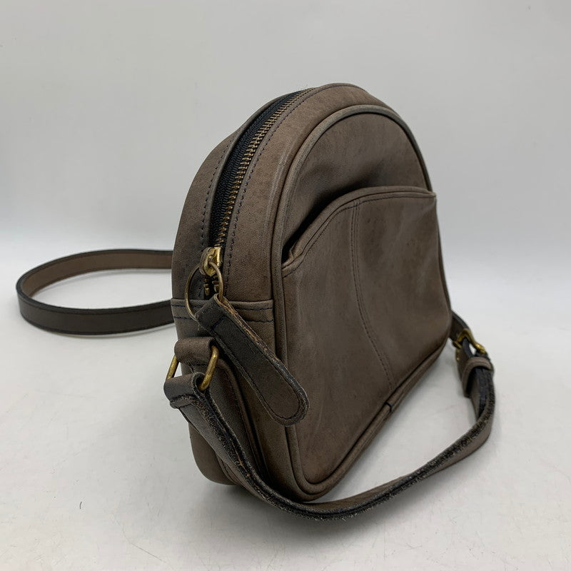 【中古品】【メンズ/レディース】 OLD COACH オールド コーチ 0721 905 LEATHER SHOULDER BAG レザー ショルダー バッグ 鞄 カバン 180-260703-ya-06-izu カラー：ブラウン 万代Net店